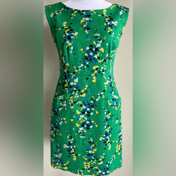 Tracy Reese Dresses & Skirts - PLENTY BY TRACI REESE GREEN VANESSA CONFETTI FIELD SHEATH MINI DRESS